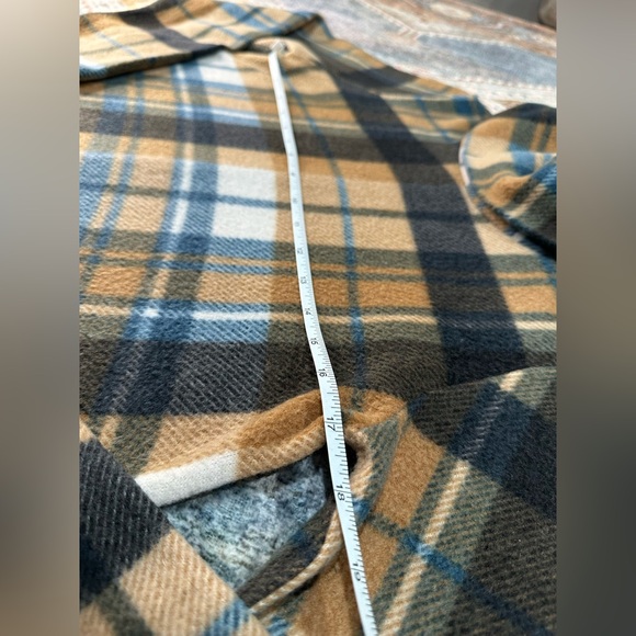 Chris & Carol Blue and Tan Plaid Dress - Picture 3 of 6